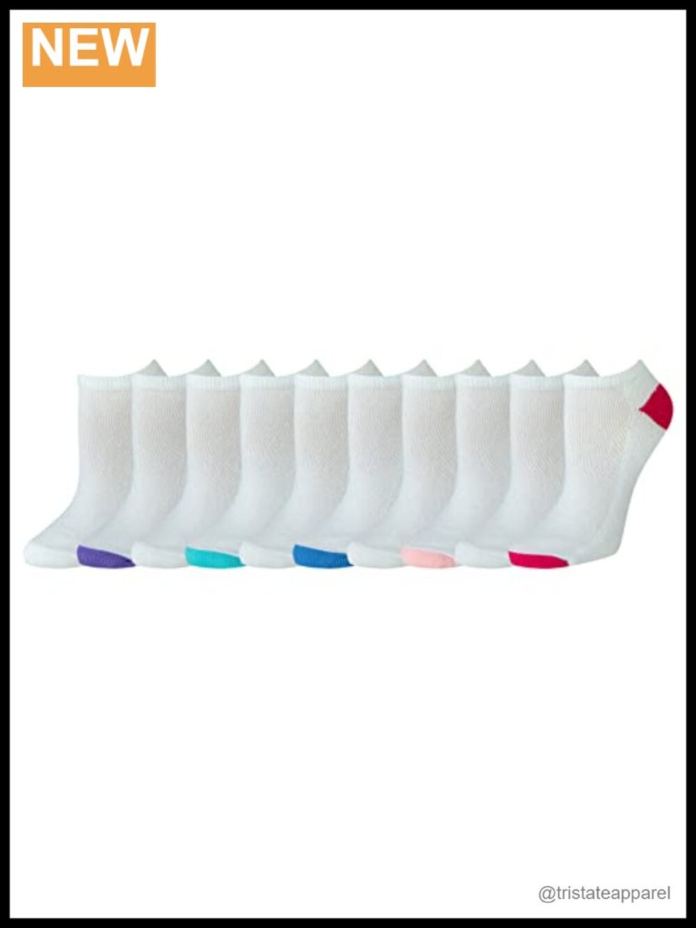 Women's Cotton No-Show Athletic Socks Cushioned 10 Pairs